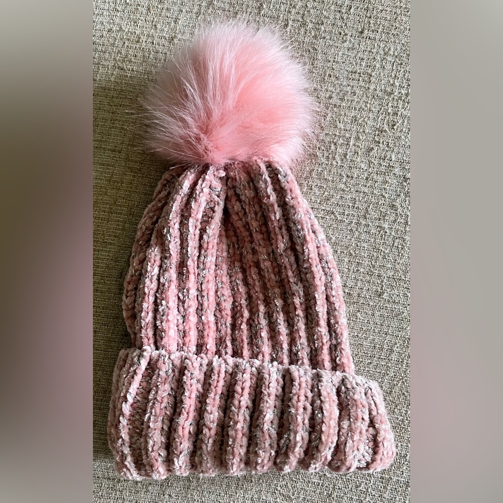 Rue21 Pink Metallic Beanie
